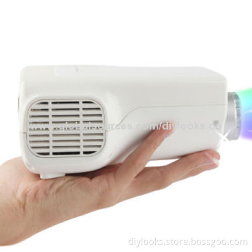 50 Lumens Portable Mini Multimedia LED Projector, Supports HDMI/VGA/USB/TF Card